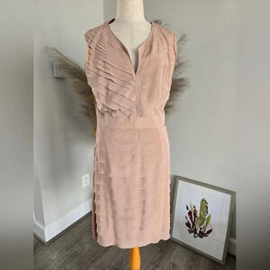 MarcCain Silk Layered Knit Dress sz 3